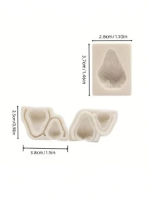 1入組糖果矽膠創意草莓形狀設計巧克力模具DIY