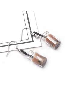 bông tai giọt nước - Cà phê nâu - Xem 2