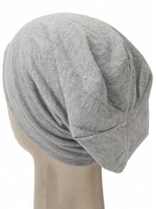1pc Men Solid Casual Slouchy Beanie For Daily Life