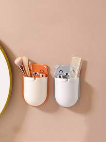 1pc Wall Mounted Storage Rack - Multicolor - View 1