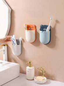 1pc Wall Mounted Storage Rack - Multicolor - View 3