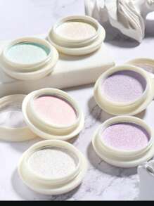 FULL BEAUTY 1pc Solid Aurora Pearl White Nail Glitter Powder DIY Nail Charms Nail Gems Nail Supplies - White - View 1