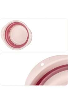 1入組可折疊洗手盆 - 粉色 - 查看 7