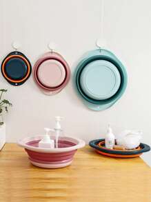 1入組可折疊洗手盆 - 粉色 - 查看 2