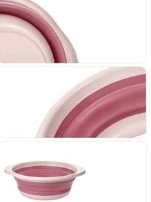 1入組可折疊洗手盆 - 粉色 - 查看 8