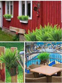 1pc Artificial Plant, Modern Fake Artificial Plant For Home Decor