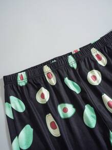 Bộ đồ giản dị  Nam Rau quả - màu đen - Xem 3