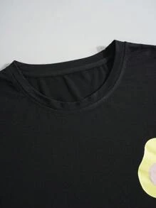 Bộ đồ giản dị  Nam Rau quả - màu đen - Xem 7