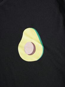 Bộ đồ giản dị  Nam Rau quả - màu đen - Xem 8