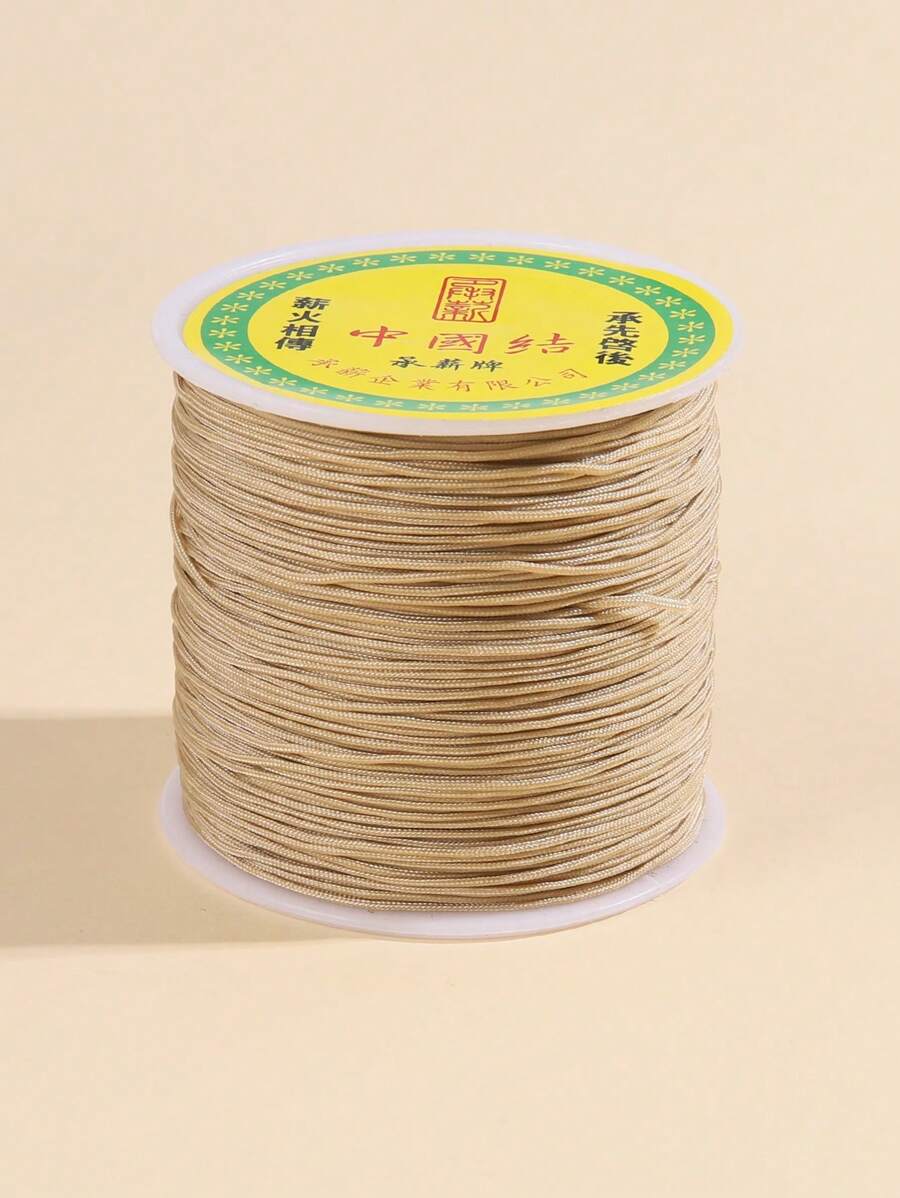 1 Sợi Chỉ Tự Làm Sáng Tạo Chắc Chắn Cho Phụ Nữ Để Làm Trang Sức Tự Làm - Màu Khaki - Xem 1