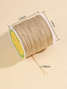 1 Sợi Chỉ Tự Làm Sáng Tạo Chắc Chắn Cho Phụ Nữ Để Làm Trang Sức Tự Làm - Màu Khaki - Xem 3
