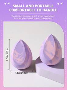 2pcs Makeup Sponge - Multicolor - View 7