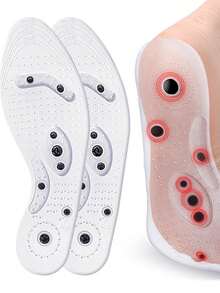 2入組磁性石頭按摩器 - 白色 - 查看 2