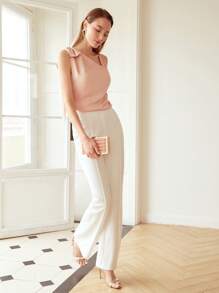 MOTF PREMIUM ÁO NÚI VAI SATIN - Màu Hồng  San hô - Xem 8