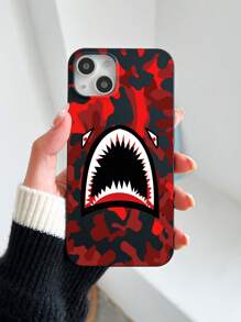 Dx11 - Matte Black Phone Case With Big Hole Design And Color Painting - Multicolor - View 2