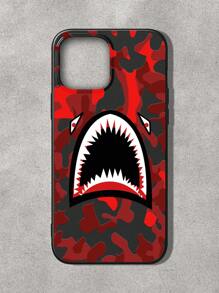 Dx11 - Matte Black Phone Case With Big Hole Design And Color Painting - Multicolor - View 3