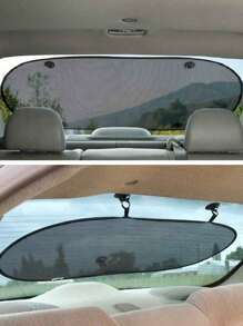 100 X 50cm Car Rear Window Sunshade - Black - View 4