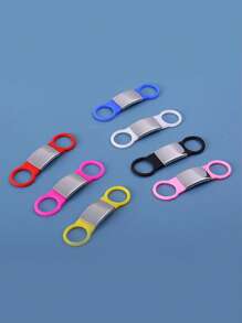 1pc Stainless Steel Random Color Pet ID Tag For Dog And Cat For Anti-lost - Multicolor - View 3