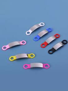 1pc Stainless Steel Random Color Pet ID Tag For Dog And Cat For Anti-lost - Multicolor - View 2