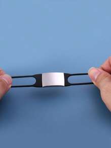 1pc Stainless Steel Random Color Pet ID Tag For Dog And Cat For Anti-lost - Multicolor - View 4