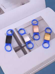 1pc Stainless Steel Random Color Pet ID Tag For Dog And Cat For Anti-lost - Multicolor - View 7