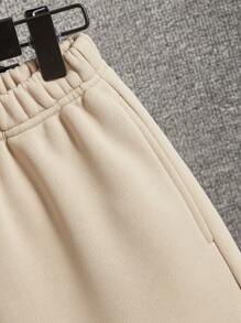 SHEIN 男孩標語圖案T恤和短褲 - 彩色 - 查看 3