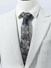 1 Cà Vạt Nam Thời Trang Sang Trọng In Hoa Hạt Điều - Nhiều màu - Xem 2