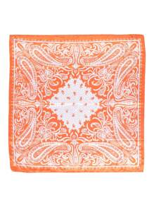 Paisley Print Bandana - Orange - View 4