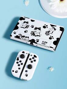 Ốp lưng họa tiết mèo hoạt hình tương thích với Oled - Nhiều màu - Xem 2