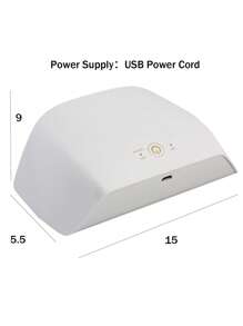 1 pieza Lámpara de uña ABS - Blanco - Ver 2