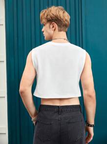 FeverCity Áo thun & Áo lót Nam Lá thư Giải trí - trắng - Xem 2