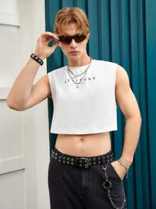 FeverCity Áo thun & Áo lót Nam Lá thư Giải trí - trắng - Xem 5