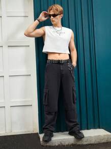 FeverCity Áo thun & Áo lót Nam Lá thư Giải trí - trắng - Xem 6