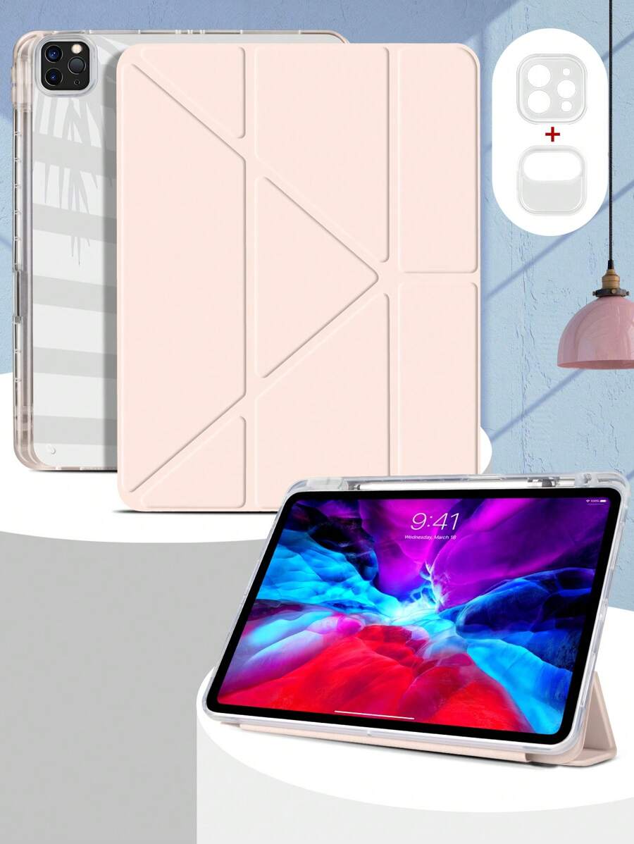 磁性保護套適用於iPad - 粉色 - 查看 1