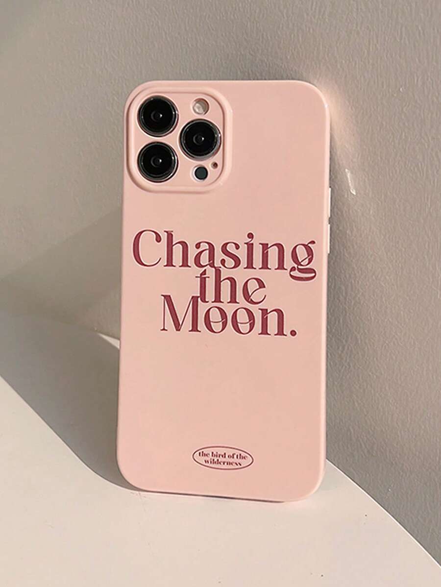 Slogan Graphic Phone Case Compatible With iPhone15/15Plus/15Pro/15Promax - Multicolor - View 1