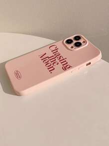 Slogan Graphic Phone Case Compatible With iPhone15/15Plus/15Pro/15Promax - Multicolor - View 4
