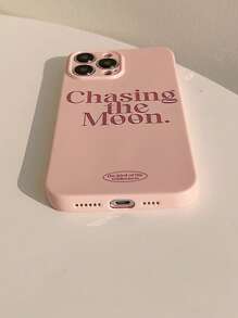 Slogan Graphic Phone Case Compatible With iPhone15/15Plus/15Pro/15Promax - Multicolor - View 5