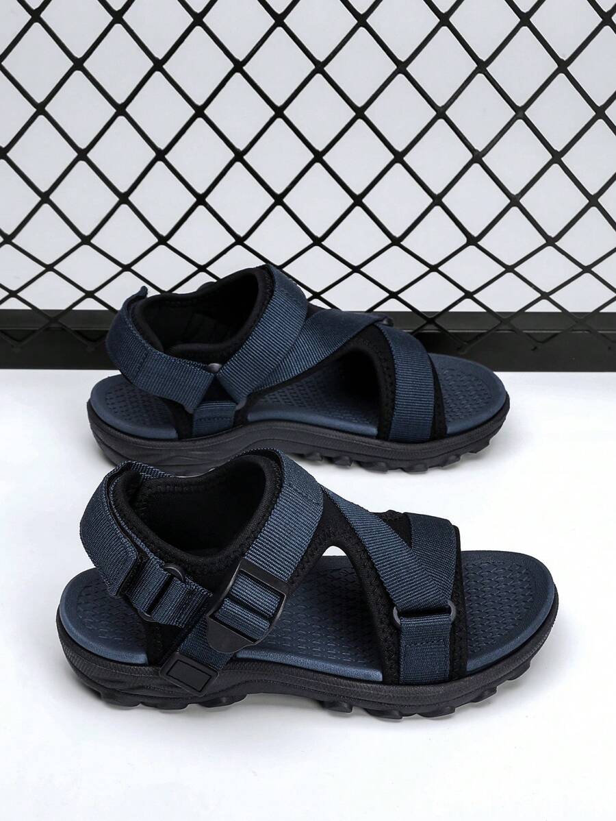 Chicos Sandalias con correa en el tobillo con diseño de hebilla deportivo de tela