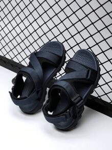 Chicos Sandalias con correa en el tobillo con diseño de hebilla deportivo de tela