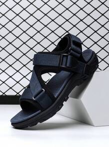 Chicos Sandalias con correa en el tobillo con diseño de hebilla deportivo de tela