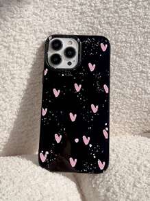 Custodia per telefono con motivo a cuore compatibile con iPhone 15/15Pro/15Plus/15Promax - Multicolore - Visualizzare 1