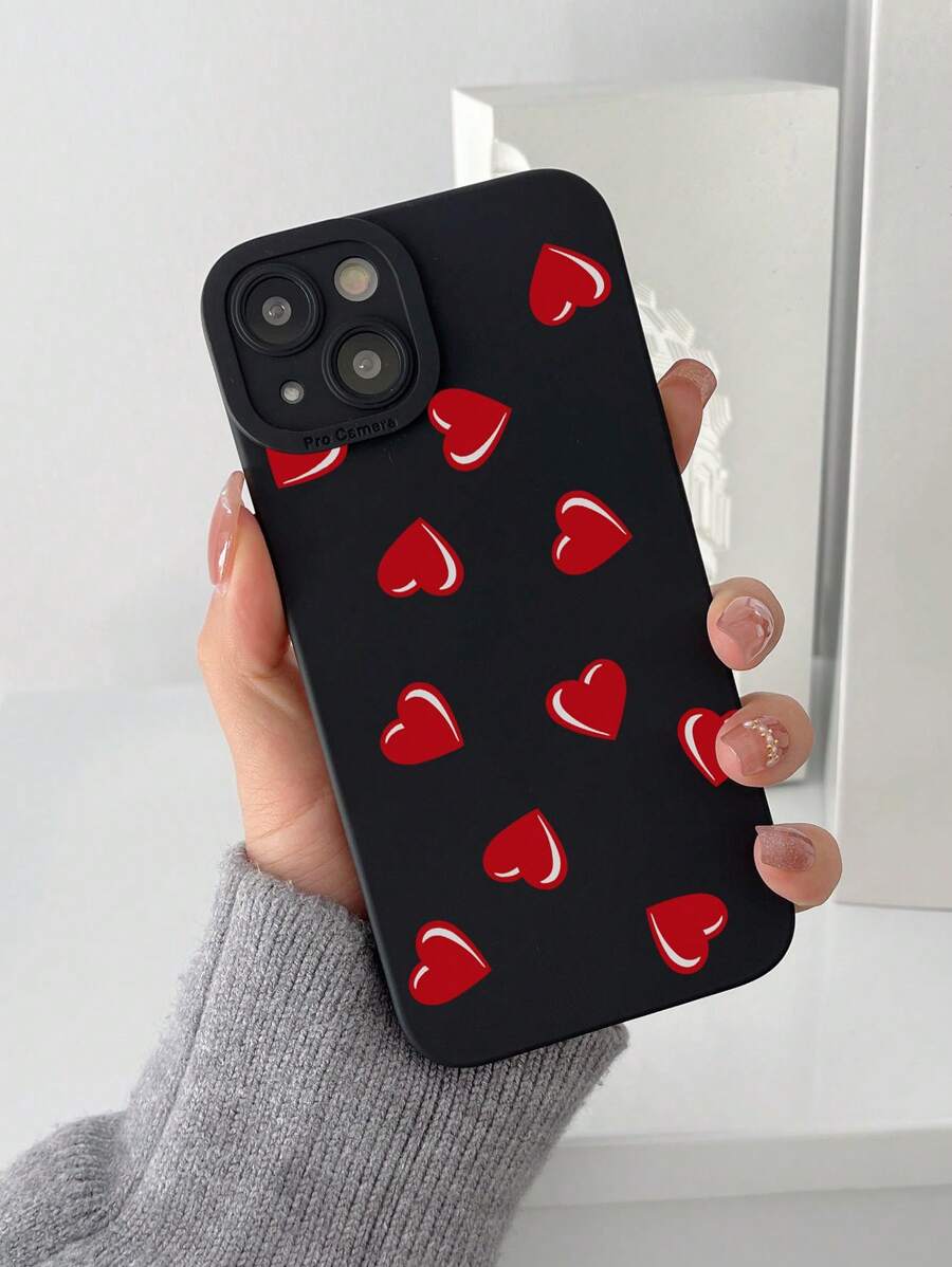 Vỏ điện thoại in hình trái tim - Nhiều màu - Xem 1