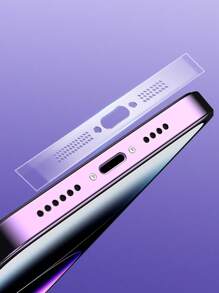 2 件手机防尘贴纸防尘塞 - 無色 - 查看 2