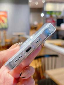 Ốp Điện Thoại Trong Suốt In Hình Trái Tim Tương Thích Với iPhone15/15Plus/15Pro/15Promax - Nhiều màu - Xem 5