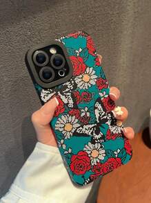 Vỏ điện thoại in hoa - Nhiều màu - Xem 1