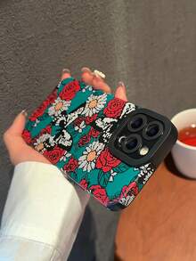 Vỏ điện thoại in hoa - Nhiều màu - Xem 2