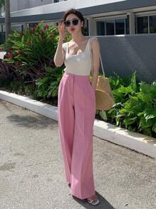 DAZY High Waist Wide Leg Pants