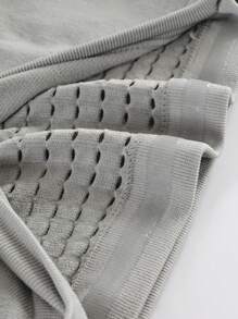 GOLOVEJOY 1 pieza Bolso para correr con estampado de letra - Gris - Ver 4