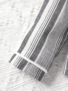 Bộ đồ ngủ bé trai mới biết đi - Đen và trắng - Xem 4