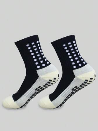 运动户外 1 双几何图案防滑运动袜